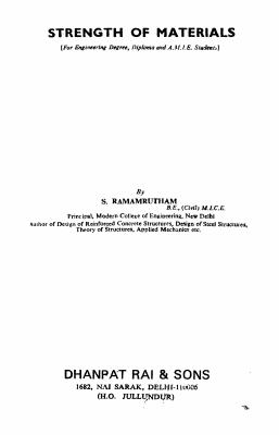 Strength of Materials (S. Ramamrutham).pdf